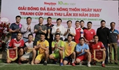 Báo Bảo vệ pháp luật tham gia Giải bóng đá tranh cúp Mùa Thu 2020