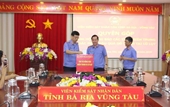 VKSND tỉnh Bà Rịa – Vũng Tàu quyên góp ủng hộ đồng bào các tỉnh miền Trung