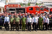 Tập đoàn Hưng Thịnh trao tặng gói trang thiết bị Phòng cháy chữa cháy