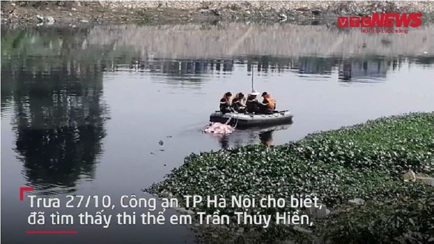 Hiện trường tìm thấy thi thể nữ sinh Học viện Ngân hàng mất tích ở Hà Nội