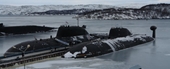 Ba tàu ngầm hạt nhân của Nga lượn lờ gần bờ biển Anh