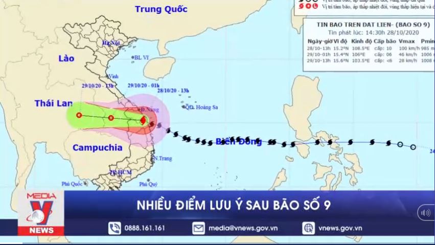 Nhiều điểm lưu ý sau bão số 9