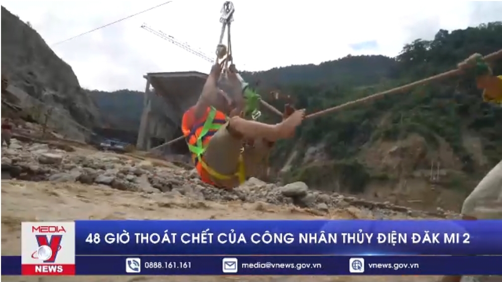 48 giờ công nhân Thủy điện Đăk Mi 2 đối mặt với tử thần