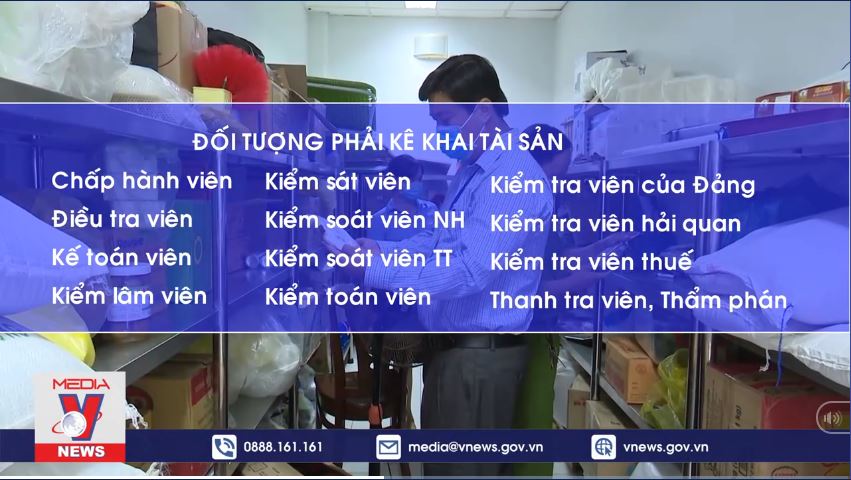 Thêm đối tượng bắt buộc kê khai tài sản