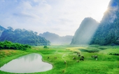 Miền thảo nguyên xanh đẹp tựa “tiên cảnh” cách Hà Nội chỉ hơn 100km