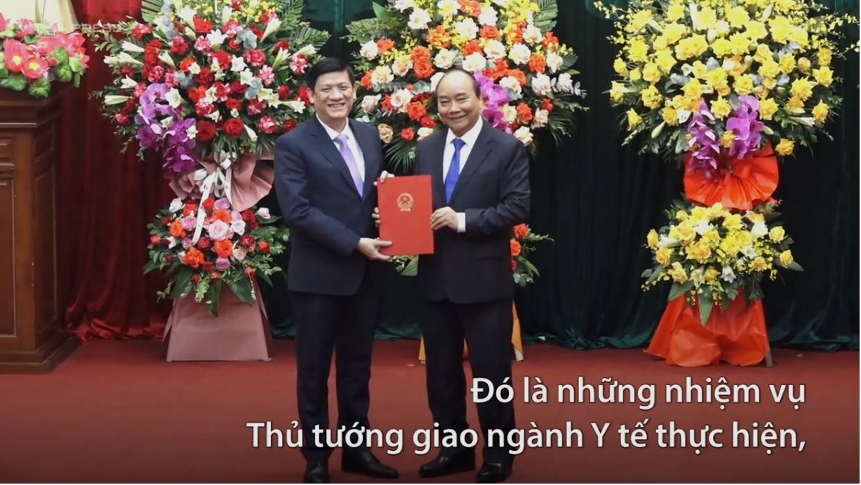 Thủ tướng giao nhiệm vụ cho tân Bộ trưởng Y tế