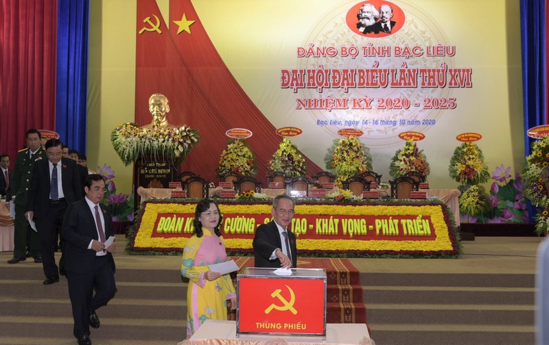 Danh sách Ban Chấp hành Đảng bộ tỉnh Bạc Liêu khóa XVI, nhiệm kỳ 2020 - 2025