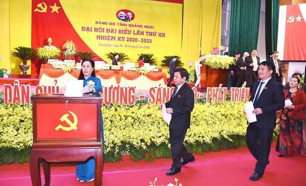 Danh sách Ban chấp hành Đảng bộ tỉnh Quảng Ngãi khóa XX, nhiệm kỳ 2020 - 2025