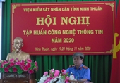 VKSND Ninh Thuận đẩy mạnh ứng dụng công nghệ thông tin vào quản lý và điều hành