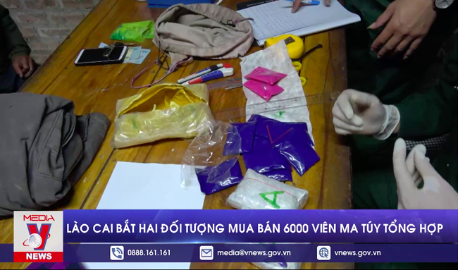 Bắt hai đối tượng mua bán 6 000 viên ma túy tổng hợp