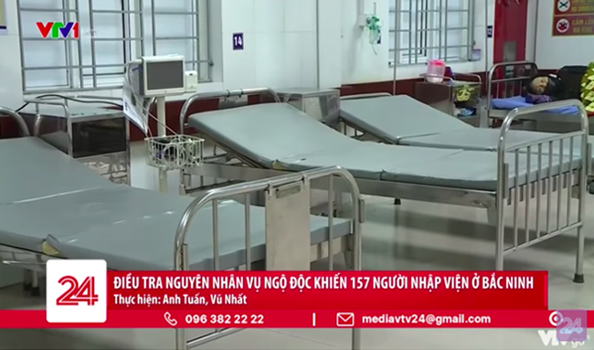 Ngộ độc thực phẩm 157 người nhập viện ở Bắc Ninh