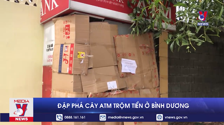 Điều tra vụ đập phá cây ATM để trộm tiền