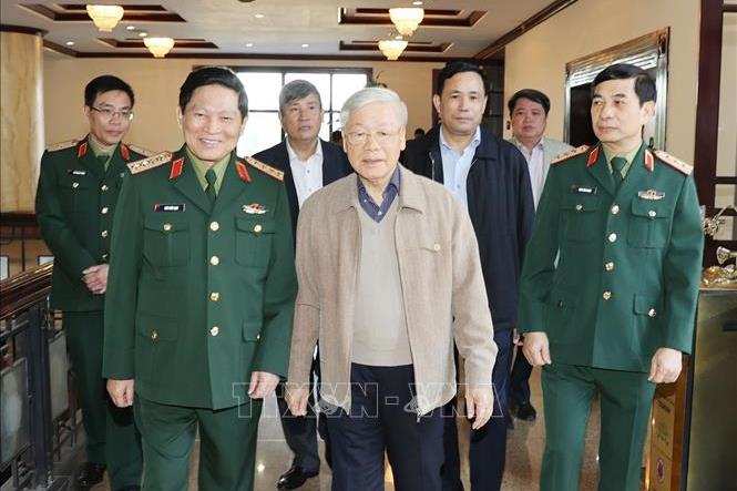 Tổng Bí thư, Chủ tịch nước chủ trì Hội nghị thực hiện nhiệm vụ quân sự, quốc phòng 2021