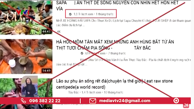 Xử lý mạnh tay 4 kênh YouTube có nội dung nhảm nhí, giật gân