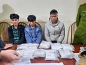 Bắt 3 đối tượng 10X vận chuyển 10 bánh heroin từ Lào về Điện Biên