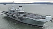 Tàu sân bay trị giá 4,5 tỉ đô la của Hải quân Anh bị cấm ra khơi