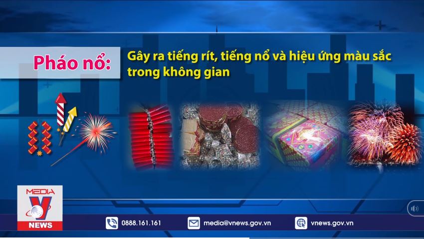 Cách phân biệt pháo hoa và pháo nổ