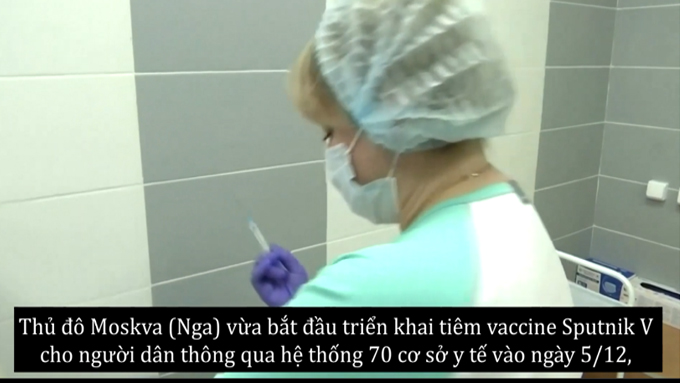 Những hình ảnh đầu tiên về đợt tiêm chủng đại trà vaccine COVID-19 tại Moskva