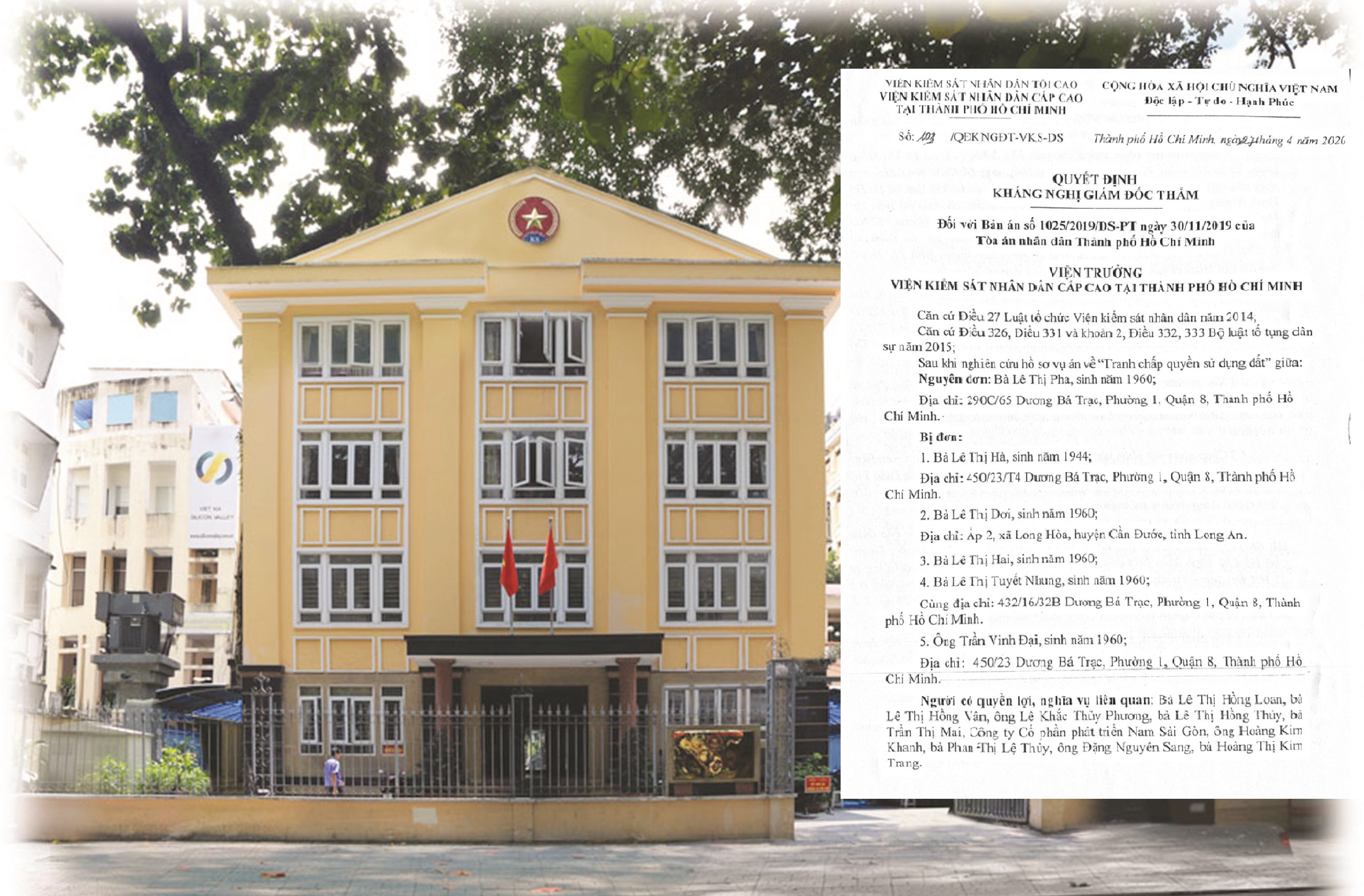 Vì sao Viện kiểm sát kháng nghị giám đốc thẩm vụ án