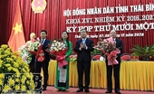 Thái Bình có thêm 1 Phó Chủ tịch HĐND và 2 Phó Chủ tịch UBND tỉnh