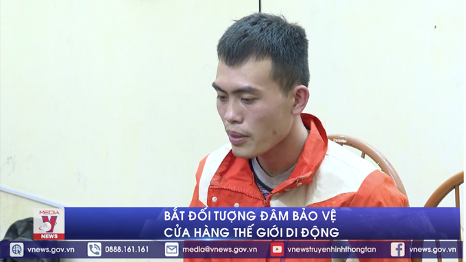 Bắt đối tượng đâm bảo vệ cửa hàng Thế giới di động trọng thương ở Bắc Ninh