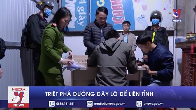 Triệt phá đường dây lô đề liên tỉnh