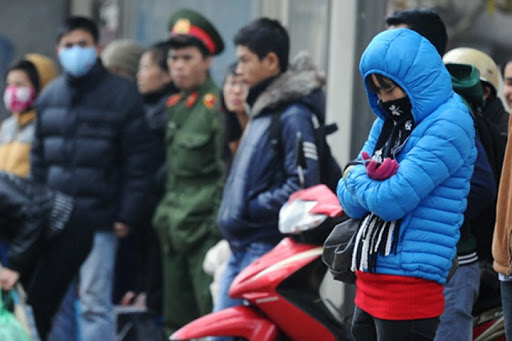 Miền Bắc đón rét đậm, rét hại đầu tiên