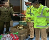 Cảnh sát giao thông tỉnh Quảng Ninh liên tục phát hiện hàng lậu