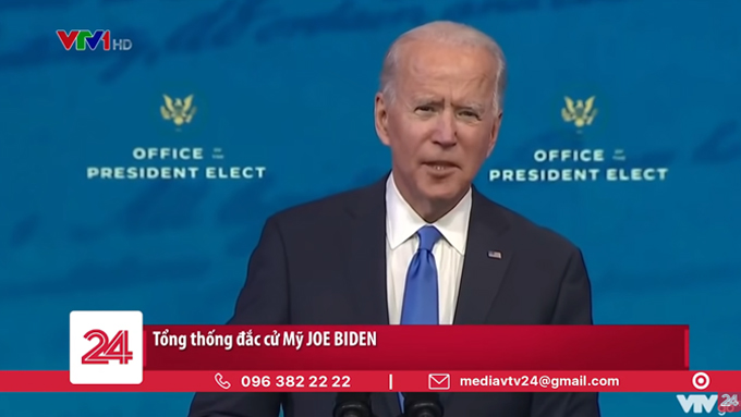 Đại cử tri Mỹ bầu ông Joe Biden làm Tổng thống