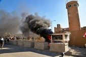 Mỹ kích hoạt hệ thống phòng thủ C-RAM ngăn chặn tên lửa tấn công Đại sứ quán ở Baghdad