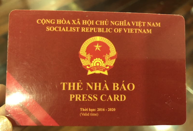 Công bố mẫu thẻ nhà báo kỳ hạn 2021-2025