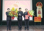 Đồng chí Nguyễn Huy Tiến dự Hội nghị công tác cán bộ VKSND tỉnh Bắc Giang