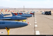 Choáng với đội hình máy bay không người lái khủng của Iran