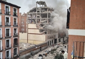 Nổ lớn phá hủy tòa nhà ở trung tâm thủ đô Madrid
