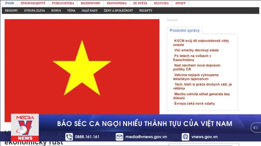 Báo Séc ca ngợi nhiều thành tựu của Việt Nam