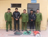 Bắt nhóm đối tượng trộm cắp dây cáp điện ở Vân Đồn