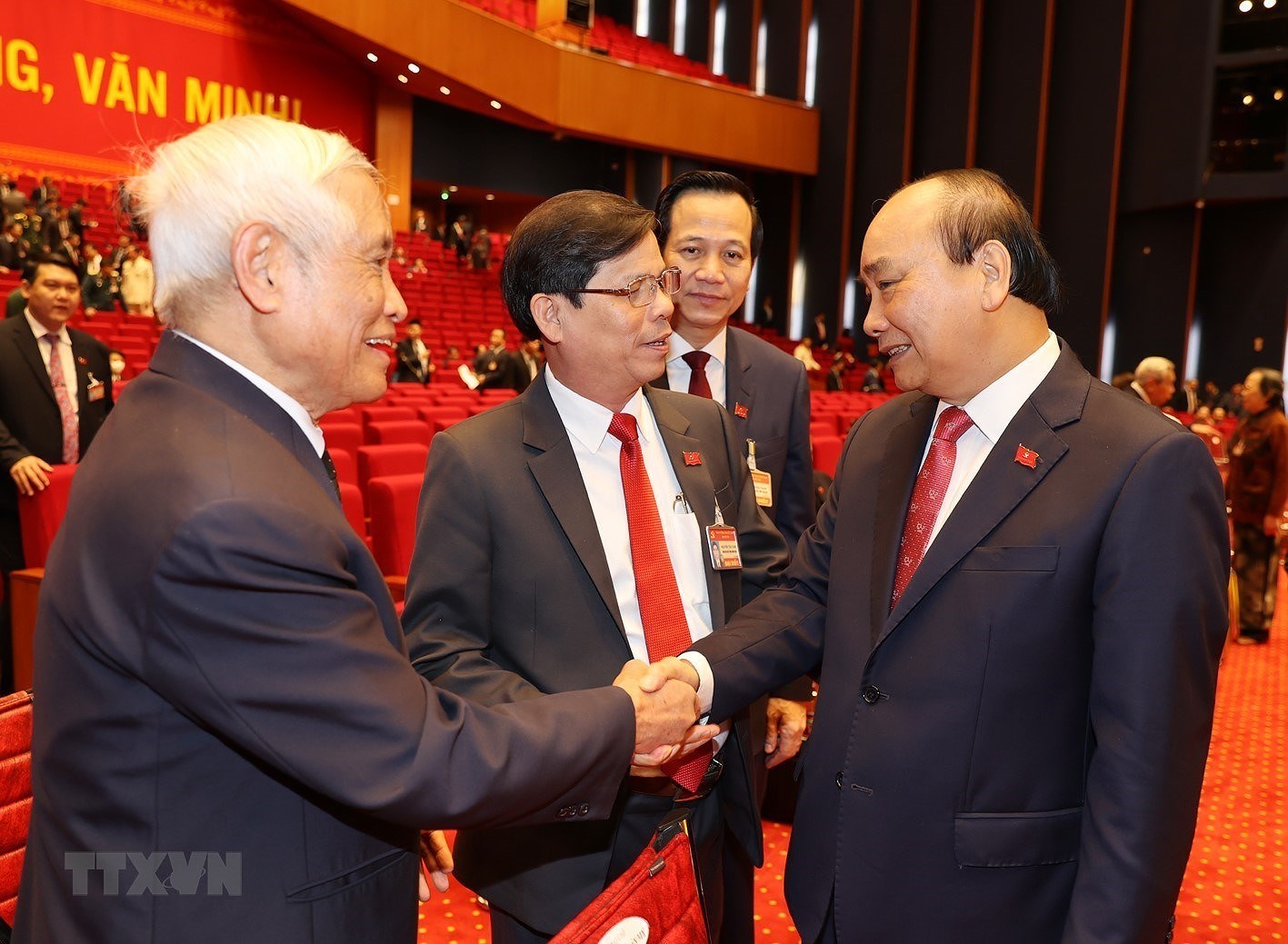 Những hình ảnh cập nhật về phiên khai mạc Đại hội XIII của Đảng