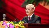 Các đại biểu tâm đắc với bài phát biểu của Tổng bí thư, Chủ tịch nước Nguyễn Phú Trọng
