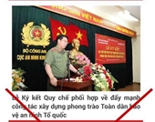 Cảnh báo giả mạo trang website Công an TP Hà Nội