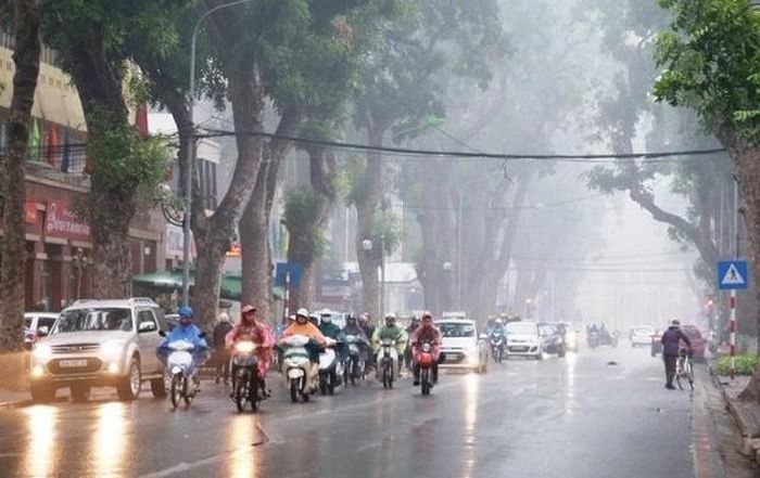 Không khí lạnh tăng cường, miền Bắc, miền Trung mưa rét