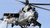 Trực thăng tấn công Mi-35 Nga hạ cánh khẩn cấp tại Syria khi đang tuần tra