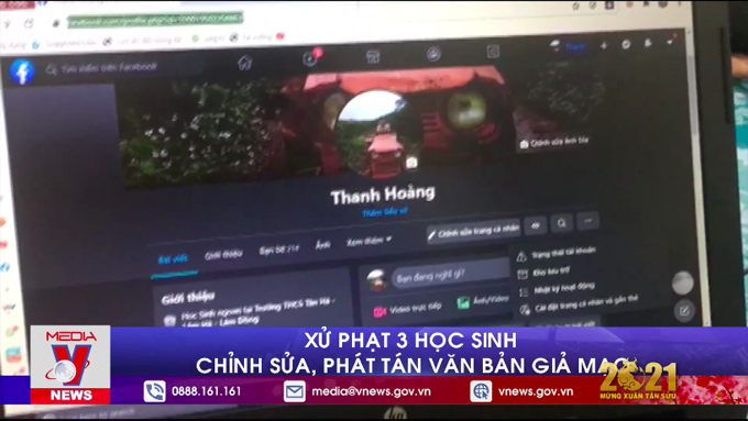 Xử phạt 3 học sinh chỉnh sửa, phát tán văn bản giả mạo