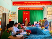 Kiểm tra việc thực hiện kiến nghị tại UBND xã Hồng Kim, huyện A Lưới