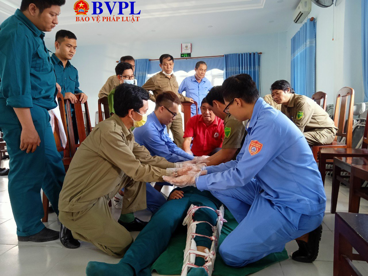 Tập huấn sơ cấp cứu, xử lý các trường hợp tai nạn thương tích