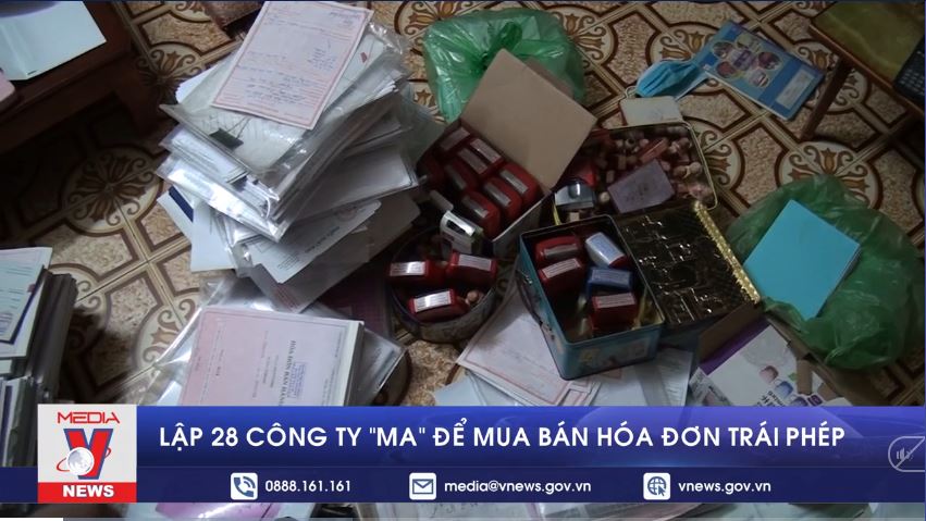 Lập 28 Công ty “ma” để mua bán trái phép hóa đơn