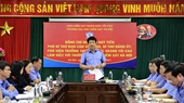Lãnh đạo VKSND tối cao làm việc với Trường Đại học Kiểm sát Hà Nội