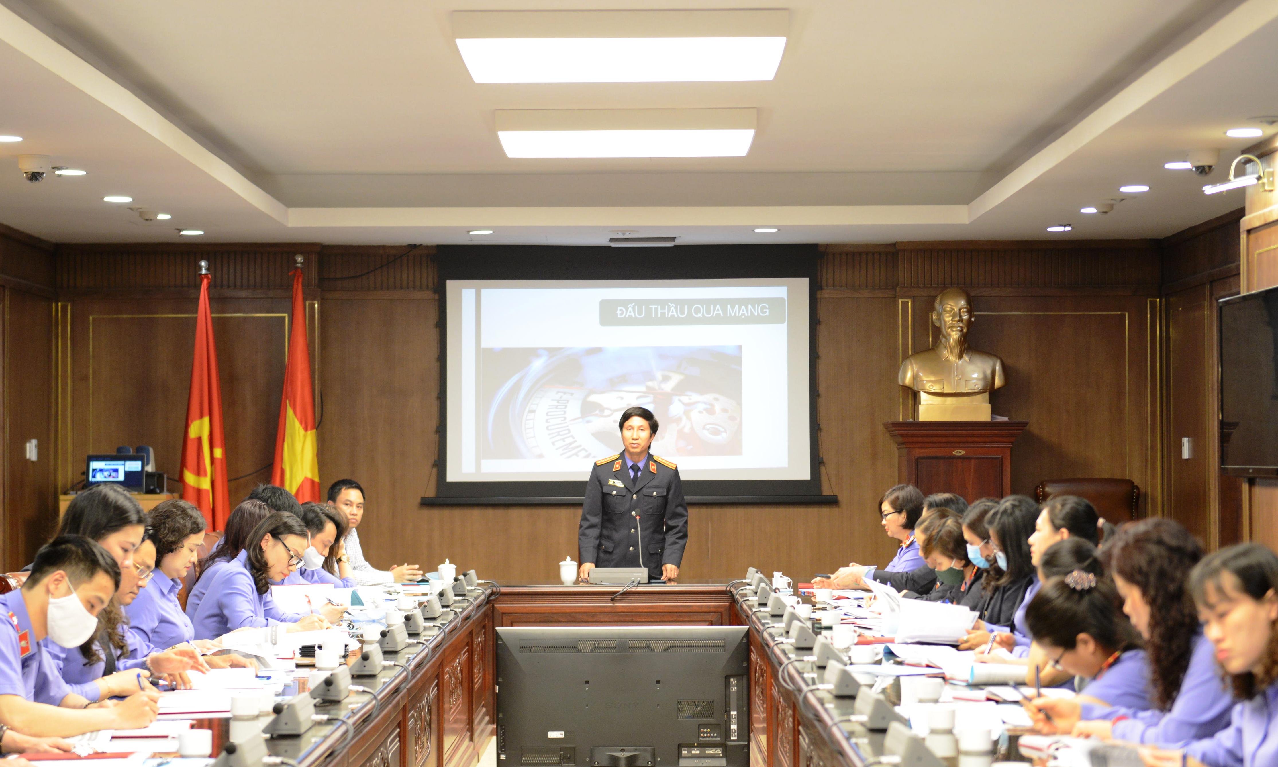 VKSND tối cao tổ chức Hội nghị tập huấn đấu thầu qua mạng