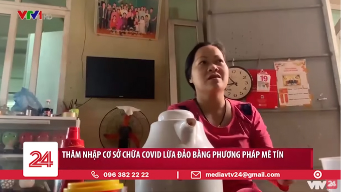 Thâm nhập cơ sở chữa COVID lừa đảo bằng phương pháp mê tín