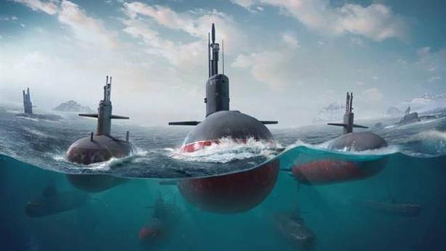 Ba tàu ngầm hạt nhân Nga cùng lúc xé băng nổi lên tại Bắc Cực