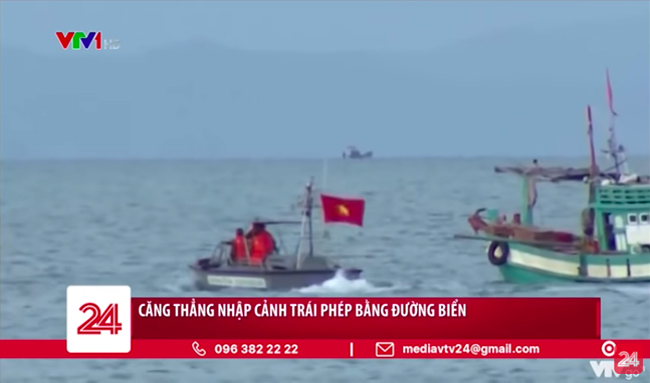Căng thẳng nhập cảnh trái phép bằng đường biển